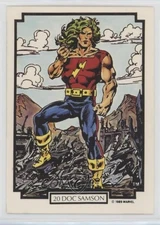 1989 Comic Images Marvel Best of John Byrne Doc Samson #20 d8k