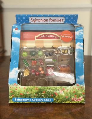 #ad #ad Sylvanian Families Sainsbury’s Grocery Shop Calico Critters Epoch $120.00