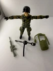 Vintage Hasbro GI Joe RIP CORD 1984 Action Figure w/Gun, Backpack, Helmet.