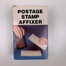 Vintage Postage Stamp Affixer Black Martin Yale Industries