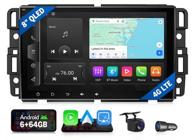CAM+Eonon GMX6S2 Android 13 6+64 Car Radio GPS Navi 4G LTE CarPlay for Chevy GMC