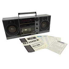 Fisher PH-418 High Fidelity Stereo System Boombox AM/FM w/ Manual TESTED