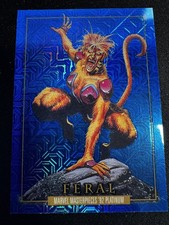 Marvel Masterpieces '92 Platinum - Blue Traxx - Feral - 55