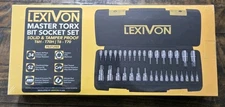 LEXIVON Master TORX Bit Socket Set,Premium S2 Alloy Stee Complete 34-Piece LX149