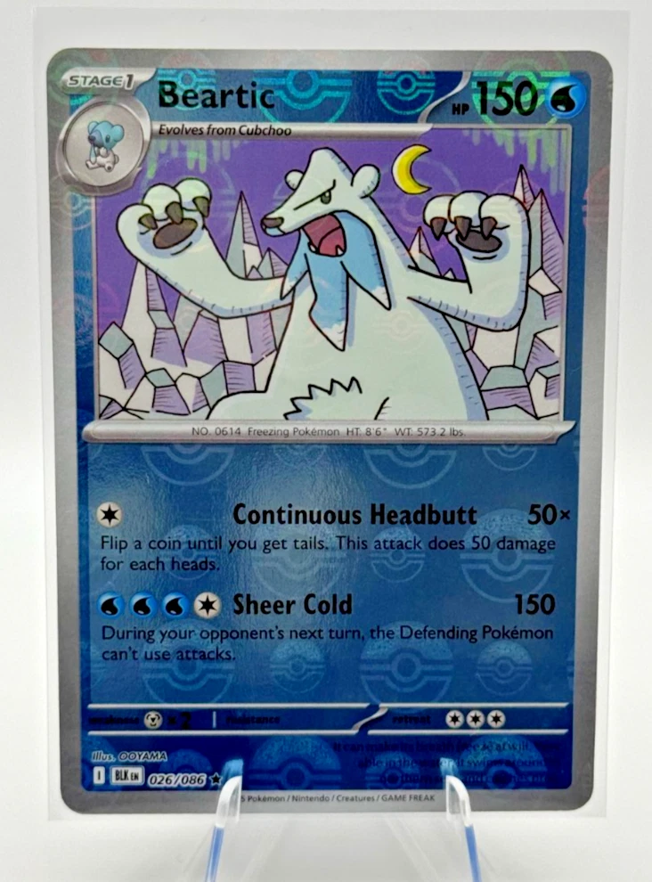 beartic pokemon card price Amazon.com: Pokemon Center: Sitting Cuties: Beartic Plush # 614 main image 0