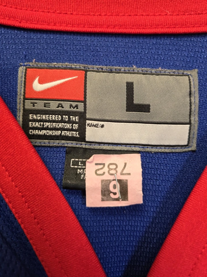 Camiseta deportiva de hockey de Rusia de colección de los años 2000 L Juegos Olímpicos de Salt Lake City Nike Foto 4 de 4