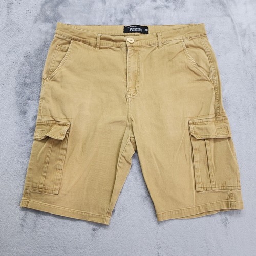 Refinery Republic Shorts Mens 36 Tan Cargo Utility Outdoors Summer Casual Work - 第 1/10 張圖片