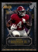 Brian Robinson Jr. Rookie 2022 Wild Card Matte Weekend Warrior /50 Alabama. rookie card picture