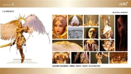 LUCIFER LXF2310A 1/6 Alas de Salvación ARMADURA CURATIVA Arcángel Rafael Modelo Foto 2 de 4