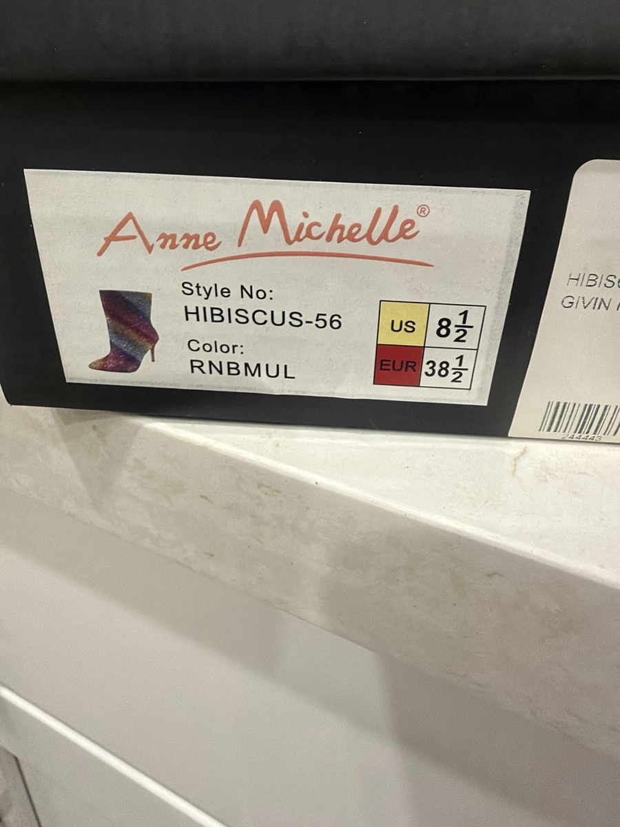 Bota Arco Iris Anne Michelle Estrás (NUEVA) 8.5