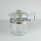 Vintage PYREX FLAMEWARE 6 - 9 cup Coffee Pot Percolator Complete 7759 B