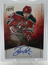 Zach Parise 2011-12 Panini Prime Prime Signatures /50 #67 Auto
