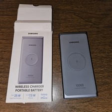 OEM Samsung Wireless Power Bank 10000mAh Portable Charger - Galaxy iPhone