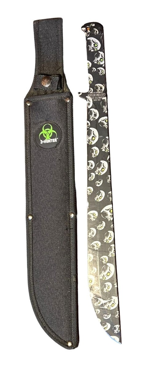 【conix】ZOMBIE666   （725 x 610mm） 2015 Zombie Hunter Machete Custom Design Skull Zombie Blade ZB