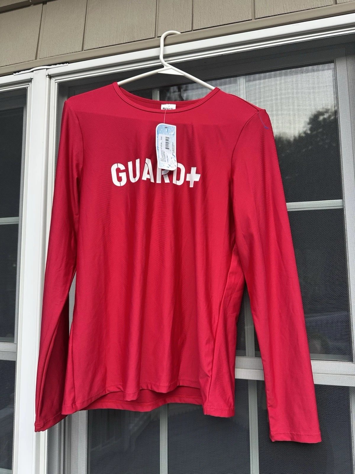 Sporti Lifeguard UPF 50 SPF Swim Rash Guard Beach Summer Small New