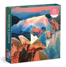 Galison 500 Piece Jigsaw Puzzle Nature's Prism Speed Puzzling