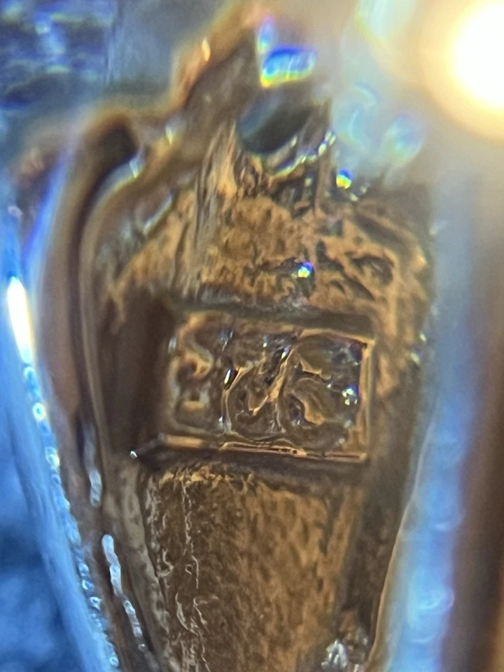 Sterling Silver Blue Topaz Cross Pendant On A 925 Chain 18” 4 Grams - Image 3 of 4