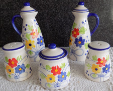 Sale Pepe Shaker Olio Aceto Brocche e Conserva Pentola Portoghese Vintage