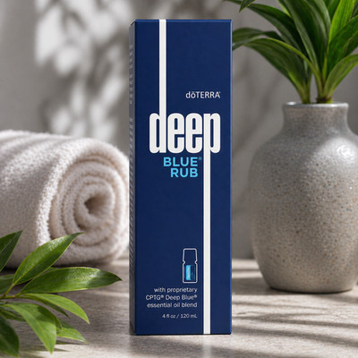 Muscle Relief Cream doTERRA Deep Blue Rub 4oz Essential Oil Soothing Lotion