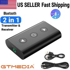 GTMEDIA 2in1 Bluetooth 5.1 Transmitter Receiver Wireless Adapter TV Home Audio