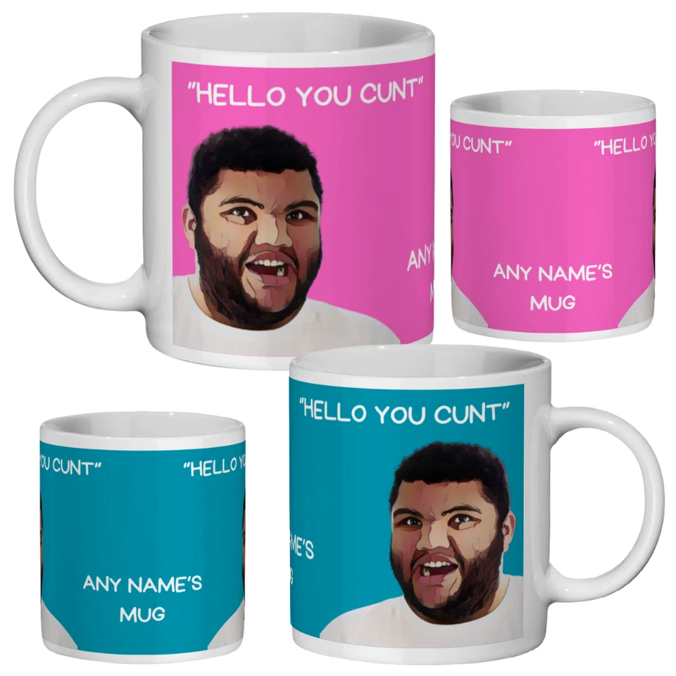 Harvey Price Mug Hello C**t Personalised Funny Rude Birthday Gift Cup Banter