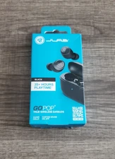 JLab - GO POP+ True Wireless In-Ear Headphones Black New Sealed - Free Shipping