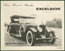 Excelsior 1924 Design Features Specs Vintage Pictorial Article 1974