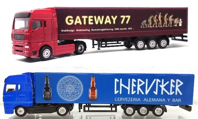 persönlicher Modell Lkw Wunsch Text Foto Layout eigene Gestaltung Einzelstück - Bild 4 von 4