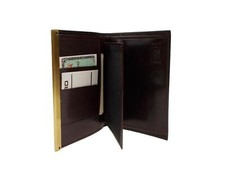 Claudio Ferrici Geldbörse Dunkelbraun