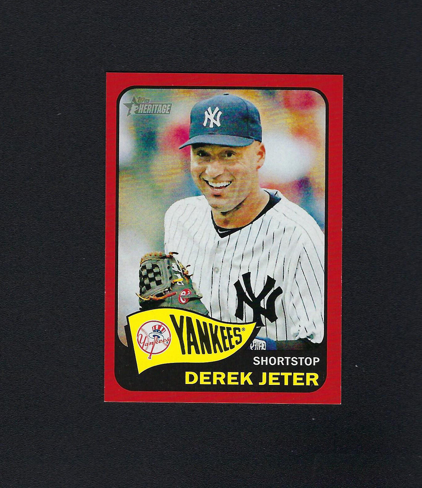 2014 Topps Heritage #433 SP TARGET DEREK JETER (1965 Design) Red Border NRMT