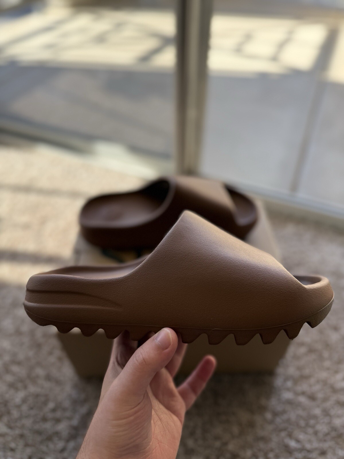 Size 8 - Adidas Yeezy Slide Flax (FZ5896) Brand New ✅ SHIPS TODAY