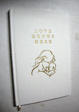 Baby Memory Book  Pregnancy Journal By Willow, "Love Grows Here," White, New
