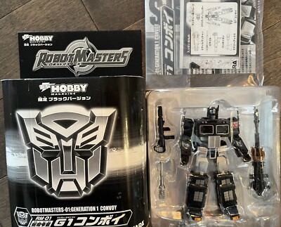 Takara Tomy Transformer Robot Master RM-01 BLACK G1 CONVOY E-Hobby Nemesis  Prime