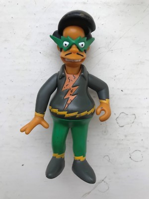 PLAYMATES INTERACTIVE THE SIMPSONS SERIE APU ALS CAPTAIN KWIK ACTIONFIGUR WOS