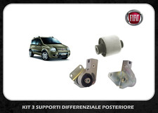 KIT 3 PEZZI SUPPORTI DIFFERENZIALE POSTERIORE PANDA 169 4x4 ORIGINALI FIAT