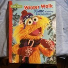 Sesame Street Christmas Coloring Book Winter Walk 2005 Vintage