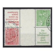 Einheit Mi. Nr. W 19 + 23 gestempelt