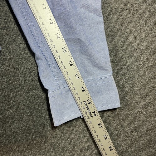 Camisa ZANAHORIA de Anwar extra grande azul cielo con botones manga larga para hombre. - Imagen 10 de 13