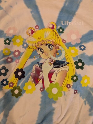 Vintage Sailor Moon Ultra feel Crewneck Sweater Size Medium Rare 