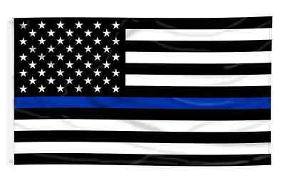 #ad #ad Thin Blue Line USA Flag From TEXAS 3x5 ft Support Police Back The Blue $5.75