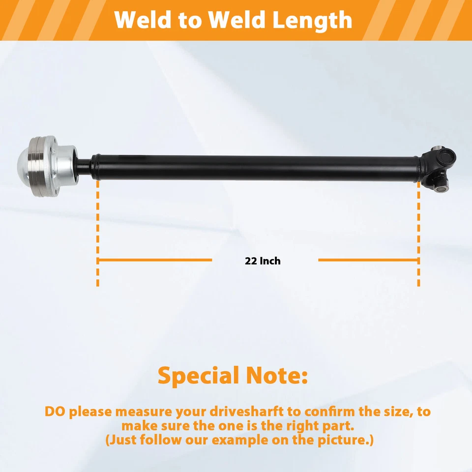 For Ford Explorer 2003-2005 4.0 4.6 Black Front Driveshaft 936-327 ? Auto Trans Foto 3 de 4