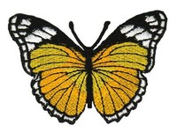 Ae44★Schmetterling AufnäHer Zum AufbüGeln Applikation BüGelbild Patch 7,5 X 5 Cm