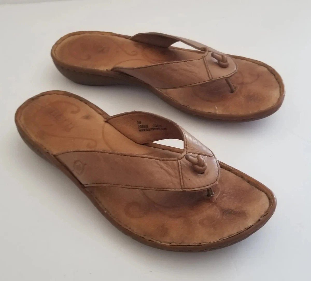 Born leather shop flip flops