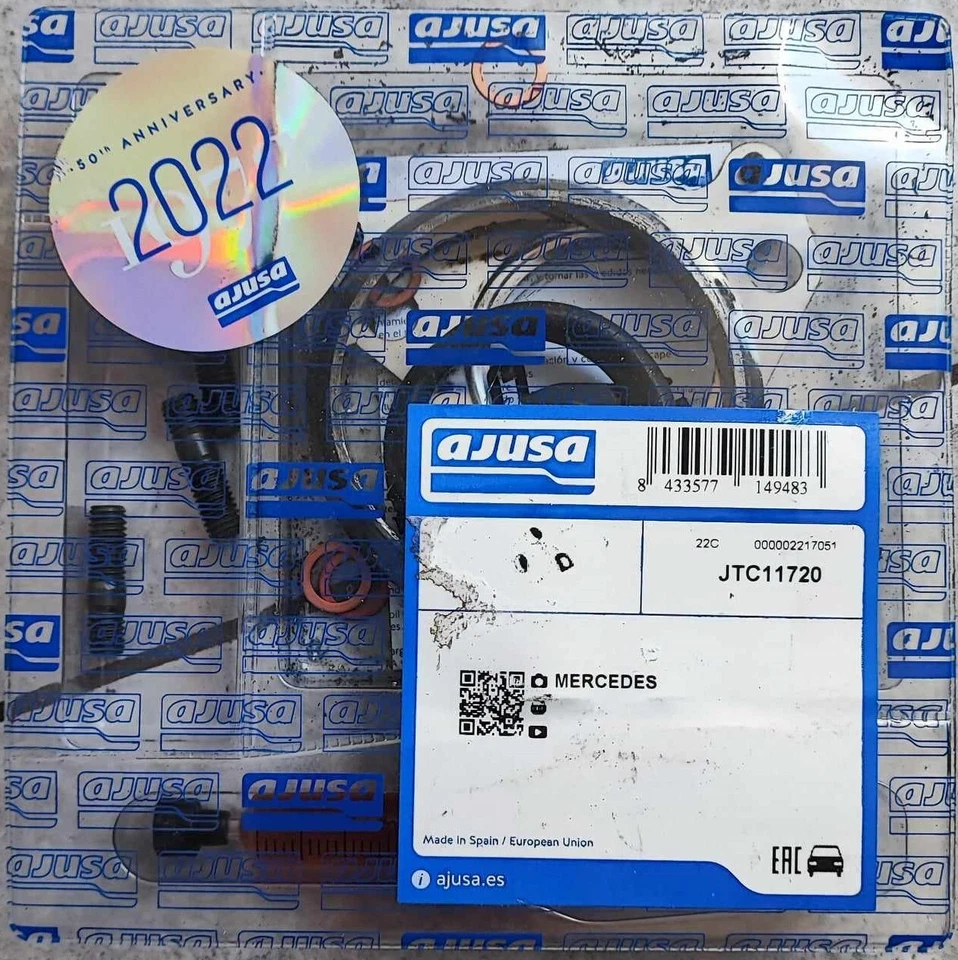 Mercedes-Benz Turbocharger Charger Mounting Kit Gaskets AJUSA - Image 2 of 3