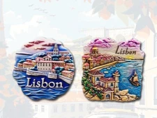 Lisbon, Portugal Tourist Souvenir 3D Resin Fridge Magnet GIFT IDEA