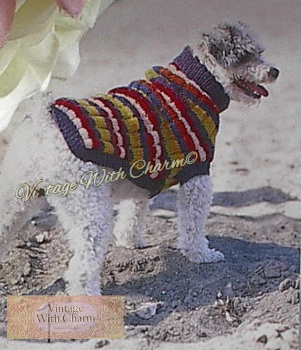 Knitted dog jackets top