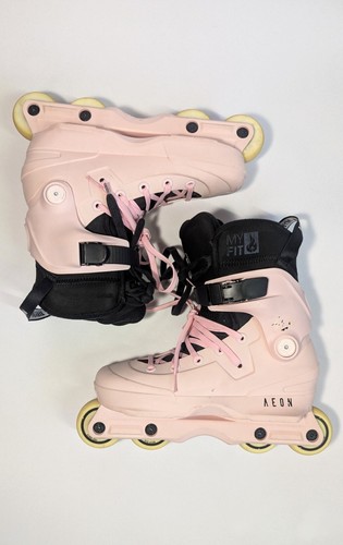 USD Bladies Aeon Aggressive Inline Rollerblades EU 39-40 US 7-7.5 UK 6-6.6 Pink - Picture 4 of 17