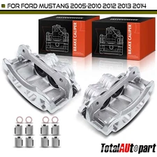 2x Disc Brake Caliper w/ Bracket for Ford Mustang 2005-2014 Front Left & Right