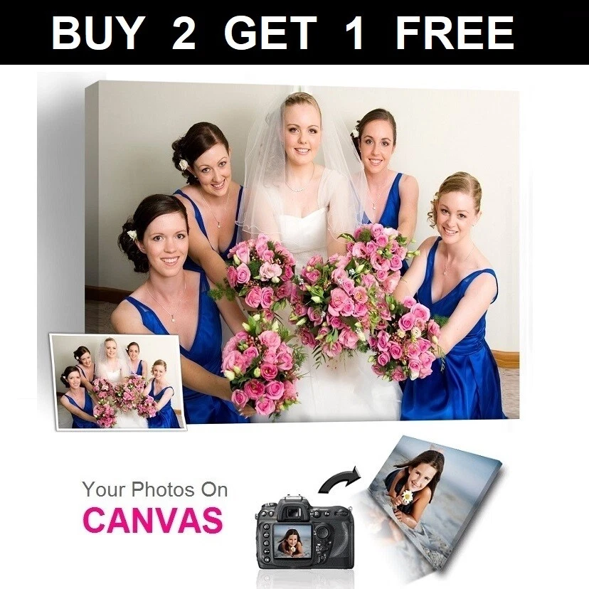 Personalised Photo on Canvas Print Framed A0 A1 A2 A3 A4 A5 Ready to Hang..✔️ - Image 4 of 4