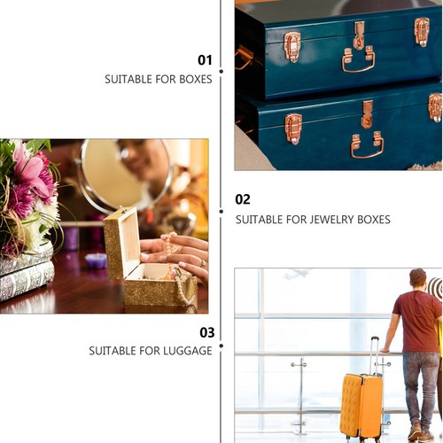 12PCS Mini Padlock Luggage Locks with Keys Diary Padlock Drawer Lock for Girls - 第 7/12 張圖片